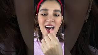 Temporary teeth repair 20dollar for tips Gape teeth fixing part2 after fillfixed🦷beadkittooth [upl. by Allimaj386]