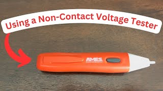 How to Use NonContact Voltage Tester  AMES AVP600 NonContact Voltage Tester CAT III Rated 600V [upl. by Itsirhc256]