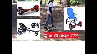 Kit HOVERBOARD HOVERKART ET HOVERSEAT Test et Tutoriel [upl. by Adnav844]