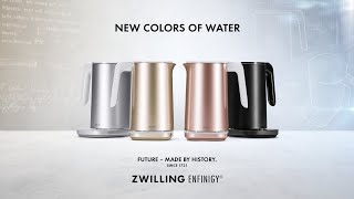 Hervidores Zwilling Enfinigy  Los nuevos colores del agua [upl. by Siraved]