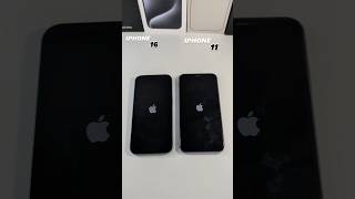 IPhone 11 VS IPhone 16 Boot Up Test [upl. by Adil310]