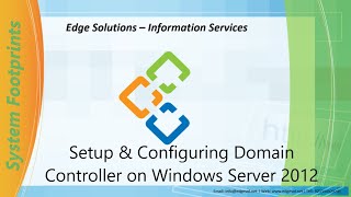 How to Windows Server 2012 Domain Controller Installation amp Settings [upl. by Cirillo]