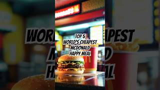 Top 5 World’s Cheapest McDonalds Happy Meal [upl. by Gawain651]