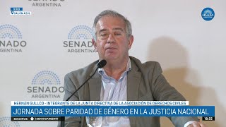 HERNÁN GULLCO  PARIDAD DE GÉNERO EN LA JUSTICIA NACIONAL 221024 [upl. by Drahser255]