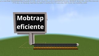 como fazer uma mobtrap no minecraft bedrock 122 [upl. by Delwin262]