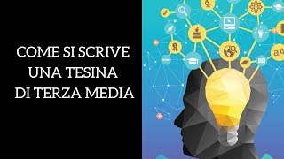 Tesina terza media come si scrive [upl. by Neruat481]