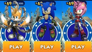 Sonic Dash vs Sonic Exe  Movie Sonic vs All Bosses Zazz Eggman  All 61 Characters Unlocked [upl. by Paulo]