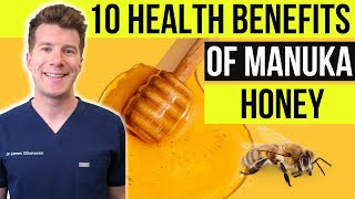 Doctor explains 10 HEALTH BENEFITS OF MANUKA HONEY [upl. by Jorrie]