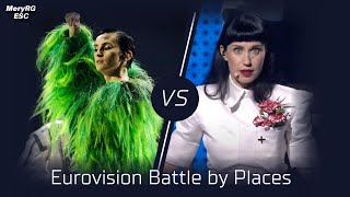 Eurovision BATTLE by PLACES 2022 vs 2021 In Grand Final  My Favourites [upl. by Audrye]