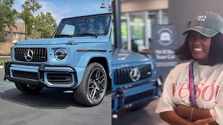 VANESSA MDEE AJIZAWADIA G WAGON MERCEDES BENZ MPYA SHOWROOM [upl. by Winser]