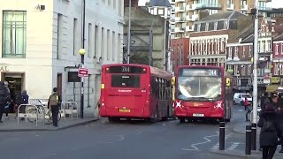 London Buses 2023Woolwich Beresford Square and Woolwich Arsenal Station [upl. by Iover745]