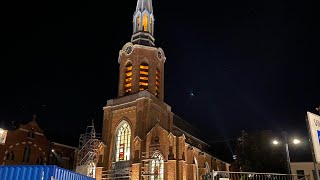 Beringen Centrum Akşam Görünümü CtrChicken Koolmijnlaan [upl. by Selrahcnhoj]