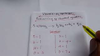 S  HNO3  H2SO4  NO2  H2O  easy step to balance the equation [upl. by Alwin]