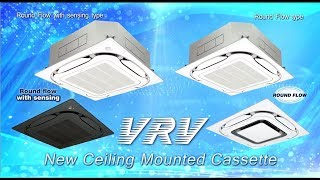 Daikin New Round Flow Cassette VRV coolingheating DAIKIN [upl. by Midge]