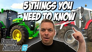 5 Things You Need to Know Before Buying Farming Simulator 23 [upl. by Pail]