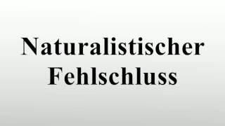 Naturalistischer Fehlschluss [upl. by Acissej]