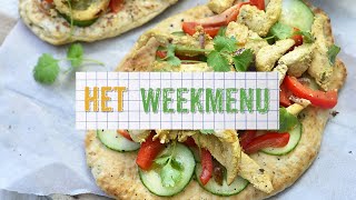 Het Weekmenu 2  Indiase kip met groentjes en naanbrood  Dagny Ros Asmundsdottir [upl. by Ahtelahs]