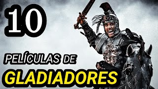 Top 10 Mejores Películas de GLADIADORES y GUERREROS [upl. by Yenahteb375]