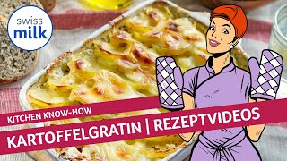 Metas Classics Wie kann man ein Kartoffelgratin selber machen  Rezeptvideo  Swissmilk 2013 [upl. by Strickman]