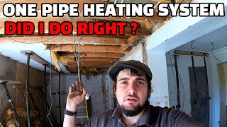 How do I tackle a job like this  one pipe heating system [upl. by Ilojne23]