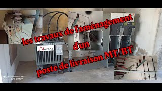 RADEEF les travaux daménagement dun pose de livraison MTBT suite un accident [upl. by Joaquin902]