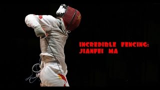 Incredible fencing foil  Jianfei Ma China [upl. by Silverman]