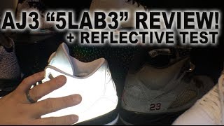 AJ3 5Lab3 Silver Reflective Review amp Comparison Raging Bull 5s [upl. by Aneral]