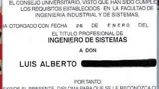 Forma Correcta de Escanear el Título Profesional [upl. by Nedra]