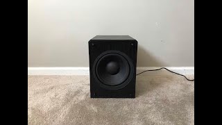 Definitive Technology ProSub 80 Home Theater Powered Active Subwoofer [upl. by Ailec148]