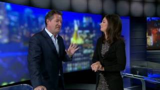 Piers Morgan crashes Erin Burnetts show [upl. by Yrffoeg]