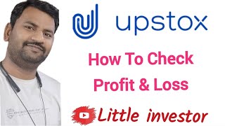 How To Check Profit amp Loss In UPSTOX  trade report in upstox [upl. by Nennerb]