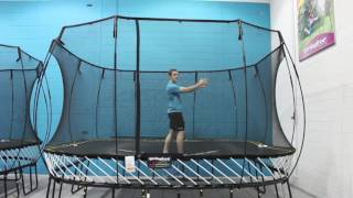 Basic Trampoline Moves with Jason Burnett Back Drop [upl. by Benjamin696]