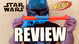 REVIEW Star Wars Nerf Mandalorian Blastech IB94 blaster pistol [upl. by Lehcor]