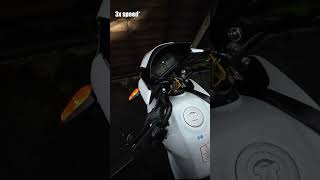 the struggles of unparking my bike motorcycle twowheeler ukbiker motovlog [upl. by Anyotal819]