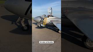 de Havilland Vampire  Airside at Kemble vampire dehavilland kemble [upl. by Llemert]