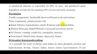 Hyperparathyroidism [upl. by Lanford179]