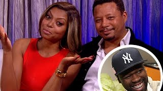 ‘Empire’ Stars Taraji P Henson Terrence Howard Respond to 50 Cent Diss [upl. by Nwhas]