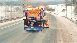 Winterdienst bei StraßenNRW [upl. by Ansley104]