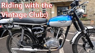 Swindons Vintage Club Motorcycle Ride [upl. by Enitsuga]