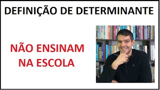 MATRIZES  Definição de determinante [upl. by Oile]