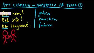 Imperativ på tyska  uppmaningsform 1 [upl. by Accem412]