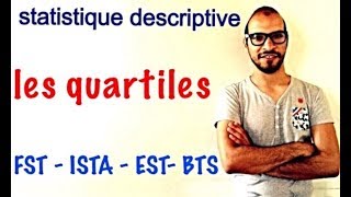 statistique descriptive 13  les quartiles [upl. by Kellsie]