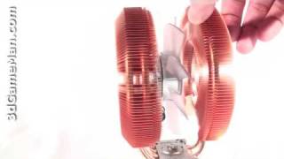 1047  Zalman CNPS9900 LED CPU Cooler Video Review [upl. by Kashden]