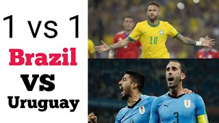 Brazil Vs Uruguay 2024 Highlight  Brazil Highlight Today  1 1 [upl. by Figone996]