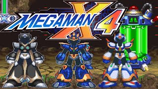 MegaMan X4 All Upgrades Heart amp Sub Tank Locations  Ultimate Armor X  Black Zero [upl. by Kerge299]