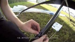 Rigging an AIR ATOS VC Hang Glider [upl. by Elbam]