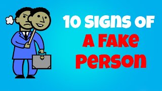 10 Signs Of A Fake Person [upl. by Ainessej61]