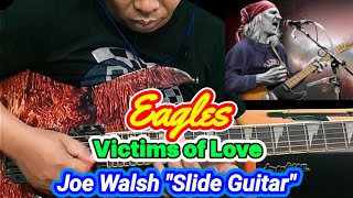 VICTIMS OF LOVE  Eagles quotSlide Guitarquot Tutorial  Joe Walsh Part 2 [upl. by Talbot]