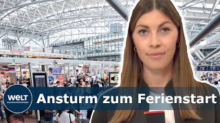 WARTEWAHNSINN zu Ferienbeginn  Warnstreik am Hamburger Flughafen [upl. by Rudich]