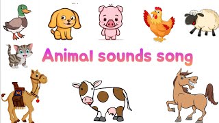 Moo Moo 🐄 Oink Oink 🐷  Animal Sound Song for kids [upl. by Ecnahs]